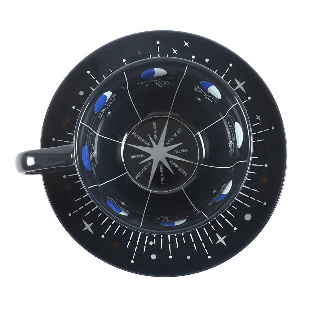 Something Different - Blue Moon Phase Kop en schotel - Blauw